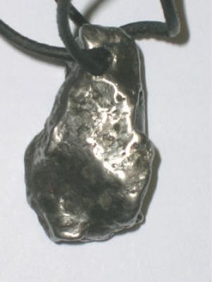 Anhänger Eisen-Meteorit gebohrt 1