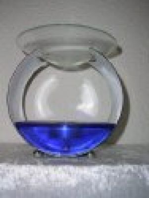 Duftlampe Acryl blau