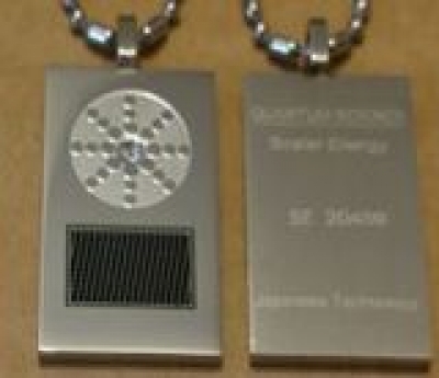 Quantum Bio Scalar Energie Anhänger rechteckig