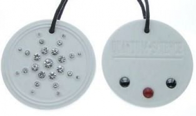 Quantum Scalar Energie Anhänger weiss