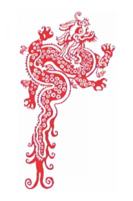 Drache Verbindung von Himmel und Erde