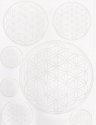 Blume des Lebens weiss