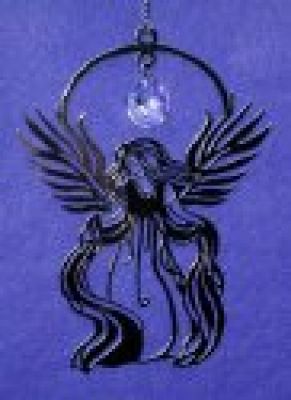 Fensterbild Schutzengel