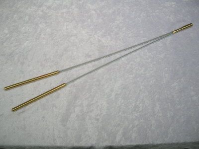 Wuenschelrute mit Aufsatzspitze Wasser suchen